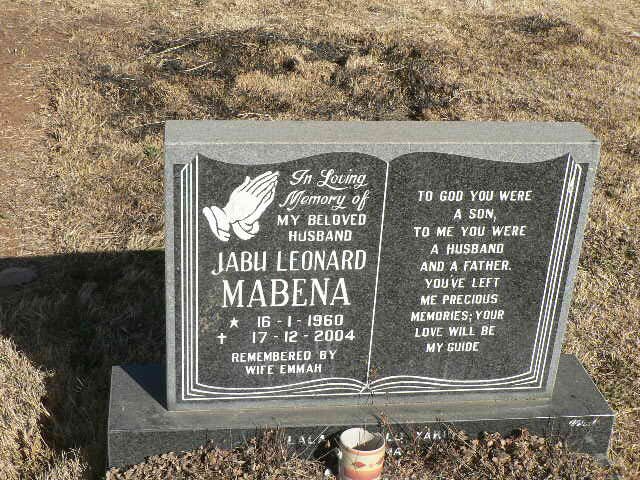 MABENA Jabu Leonard 1960-2004