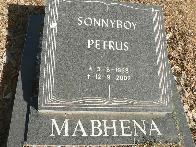 MABHENA Sonnyboy Petrus 1968-2002