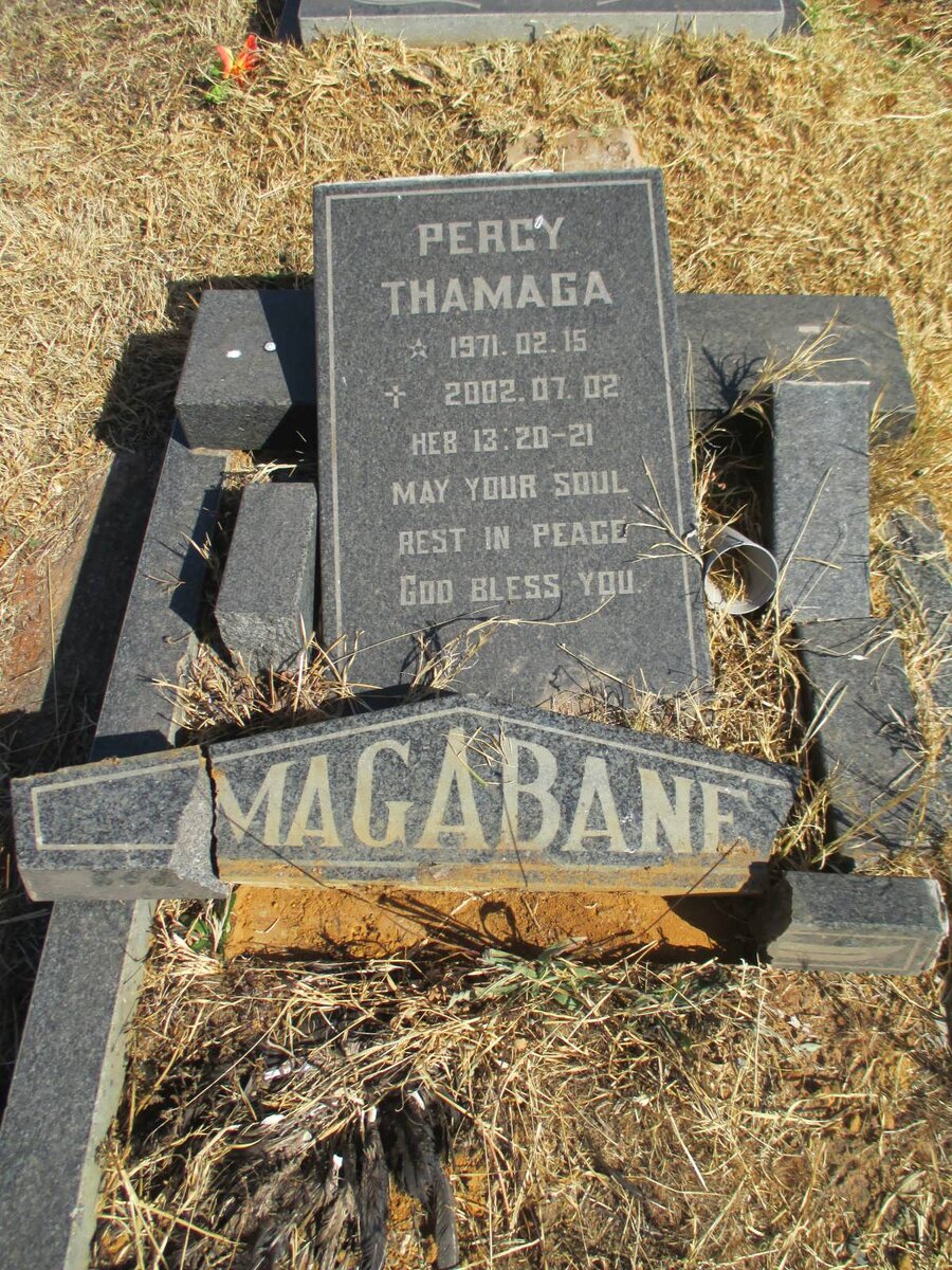 MAGABANE Percy Thamaga 1971-2002