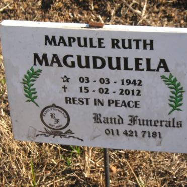 MAGUDULELA Mapule Ruth 1942-2012