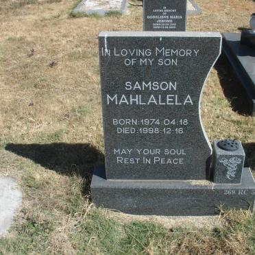 MAHLALELA Samson 1974-1998