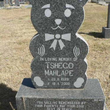 MAHLAPE Tshego 1999-2000