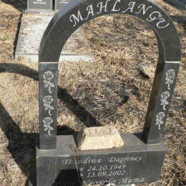 MAHLANGU Thandiwe Daphney 1949-2002