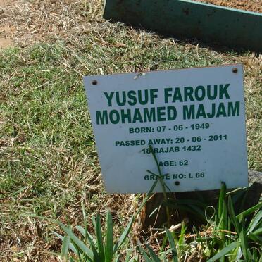 MAJAM Yusuf Farouk Mohamed 1949-2011
