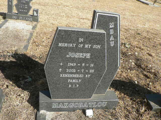 MAKGOBATLOU Joseph 1969-2002
