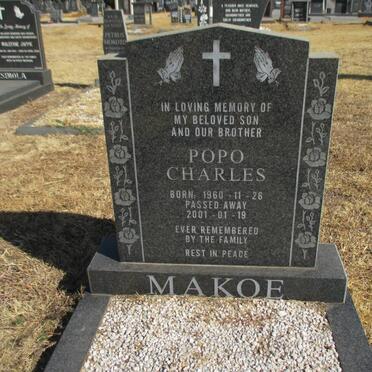 MAKOE Popo Charles 1960-2001