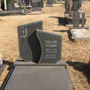 MAKHUBU Phillemon 1922-1996