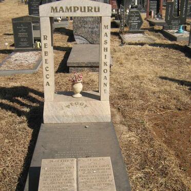 MAMPURU Rebecca Mashikoane 1916-1998
