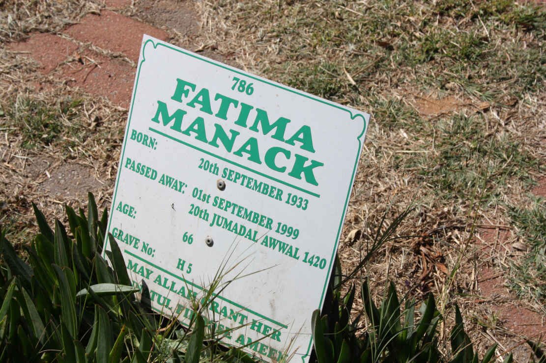 MANACK Fatima 1933-1999