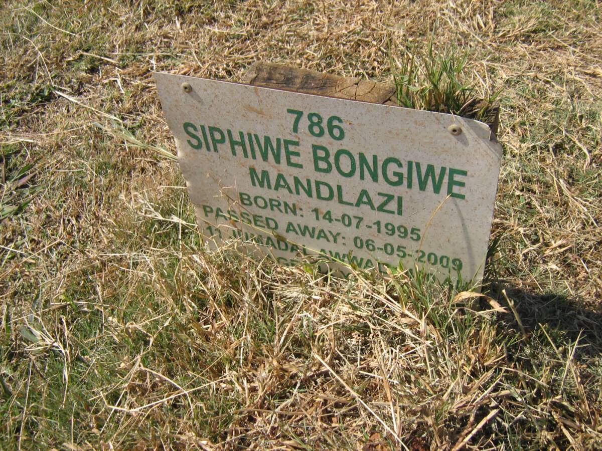 MANDLAZI Siphiwe Bongiwe 1995-2009