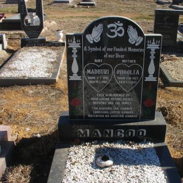 MANGOO Phoolia 1927-2013 :: MANGOO Madhuri 1945-2005