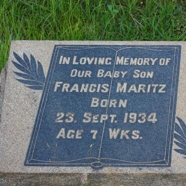 MARITZ Francis -1934