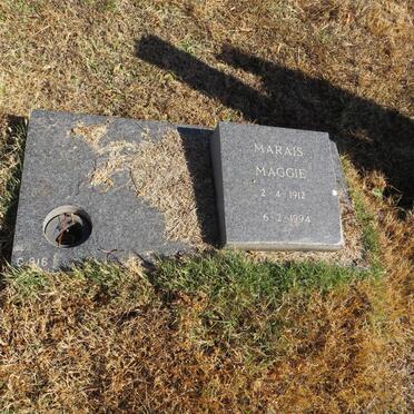 MARAIS Maggie 1912-1994