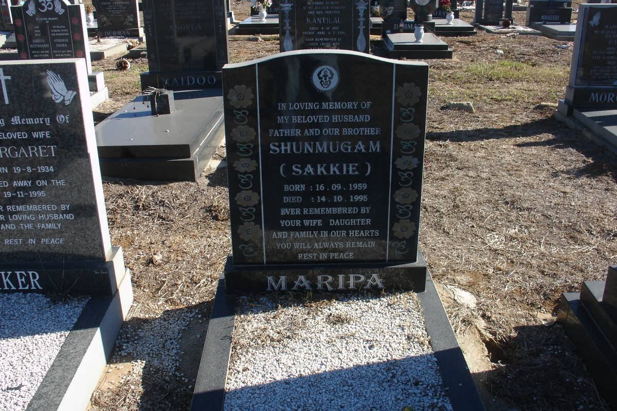 MARIPA Shunmugam 1959-1995