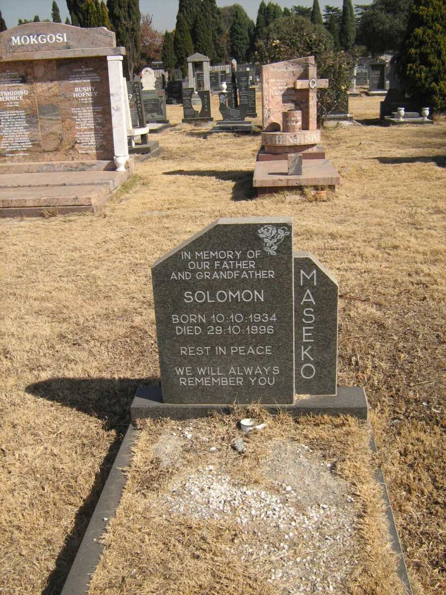 MASEKO Solomon 1934-1996