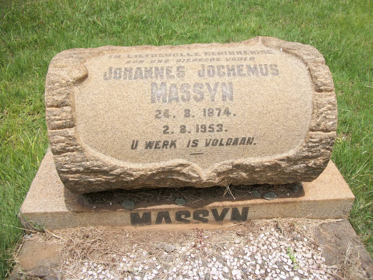 MASSYN Johannes Jochemus 1874-1953