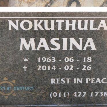 MASINA Nokuthula 1963-2014