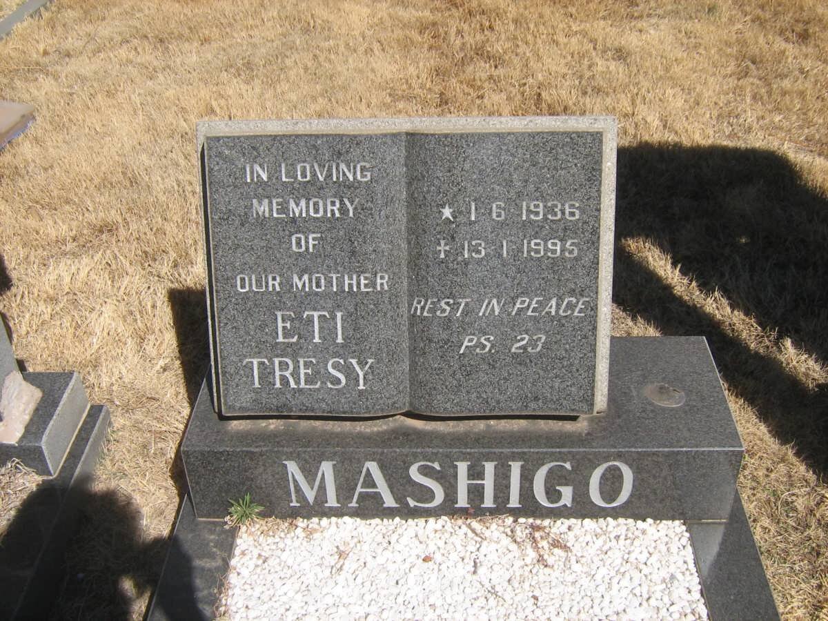 MASHIGO Eti Tresy 1936-1995