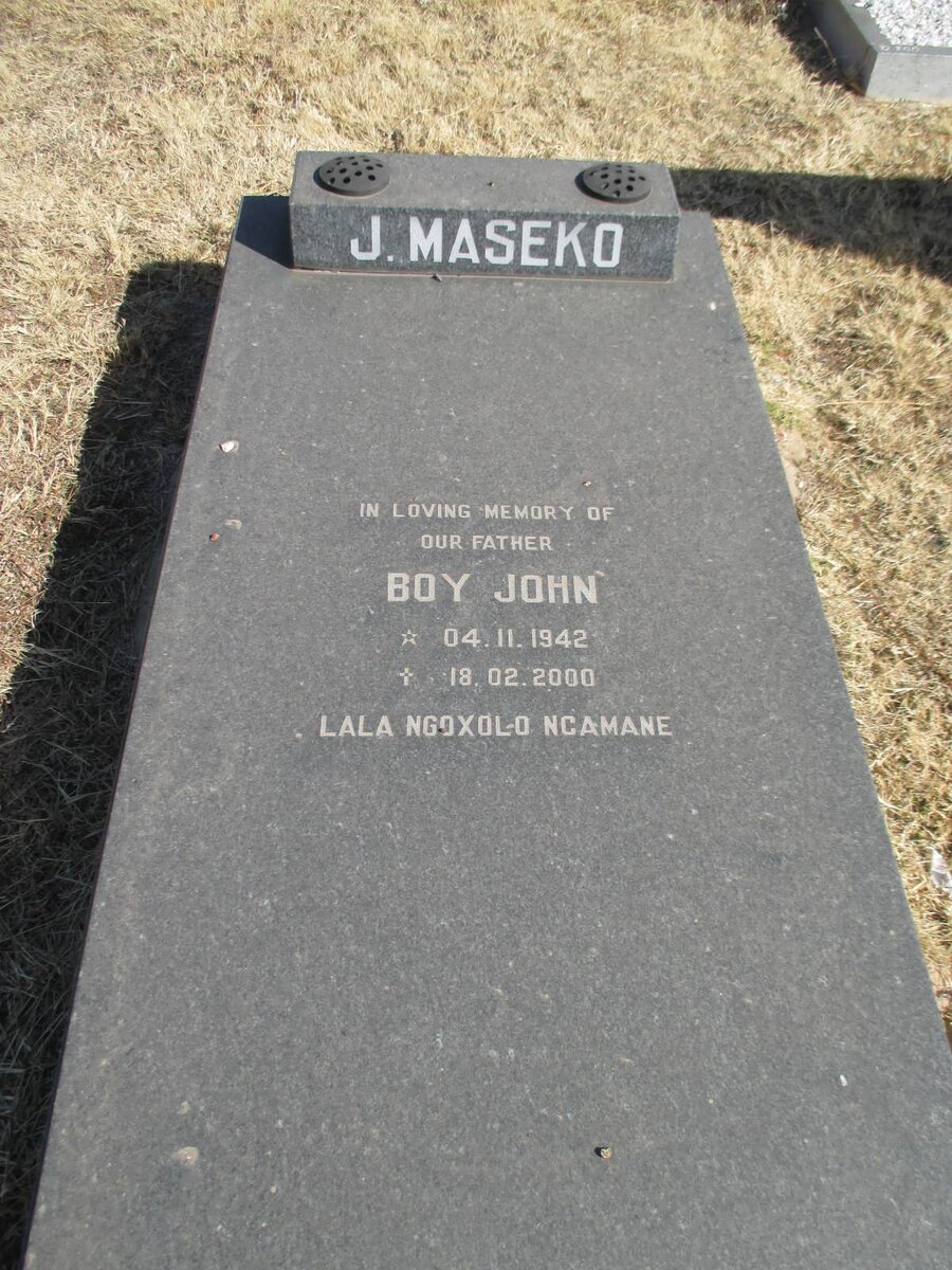 MASEKO J. 1942-2000