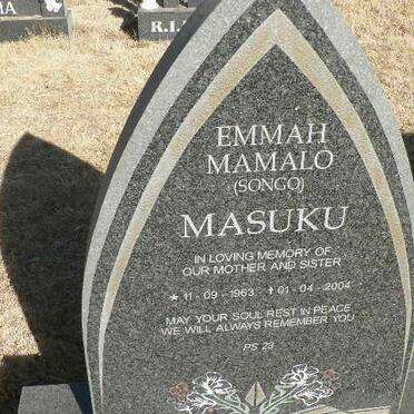 MASUKU Emmah Mamalo 1963-2004
