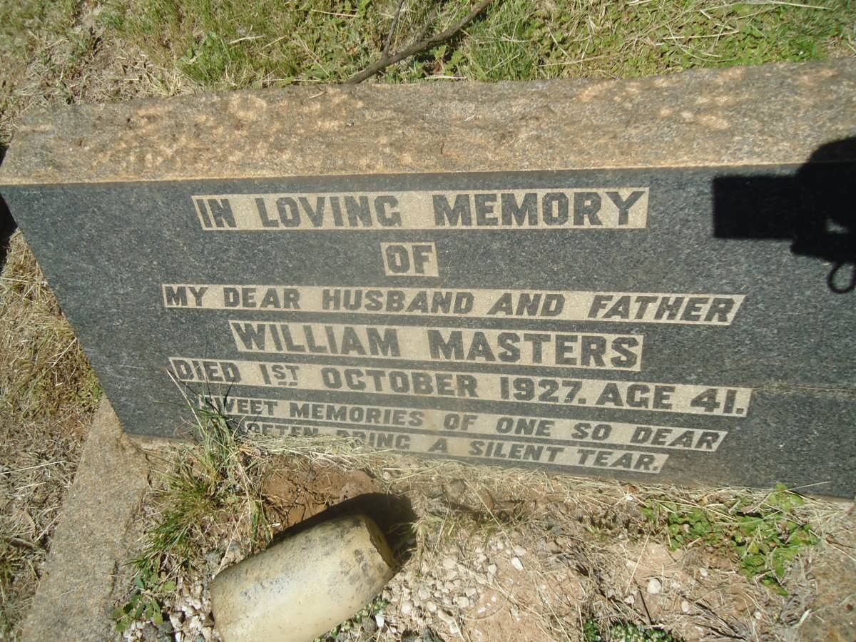 MASTERS William -1927