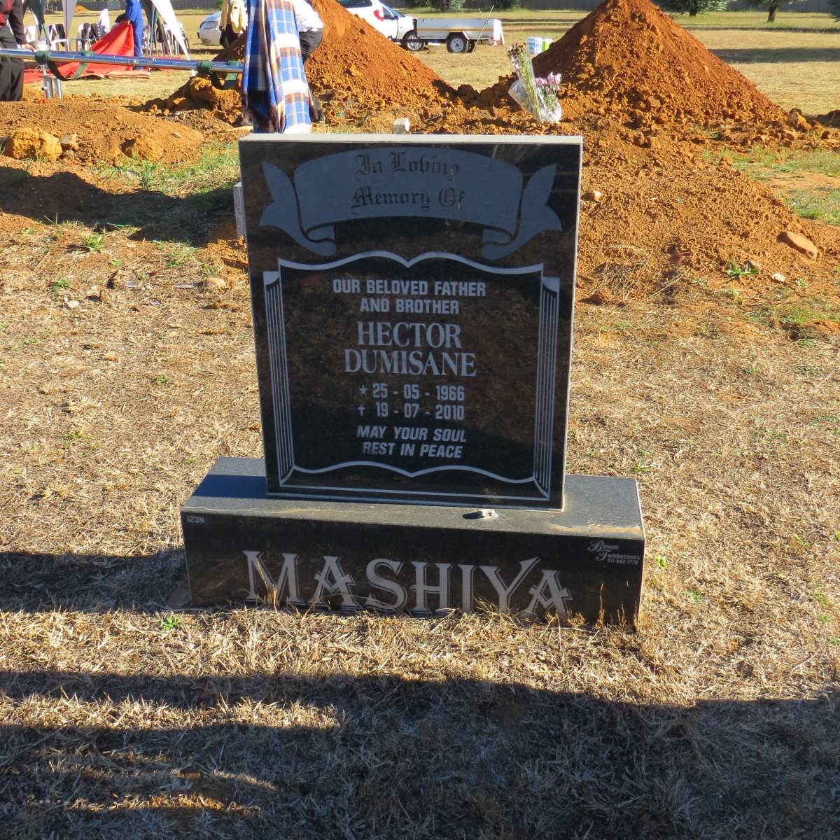 MASHIYA Hector Dumisane 1966-2010