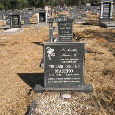 MASEKO Thulani Doctor 1989-2004