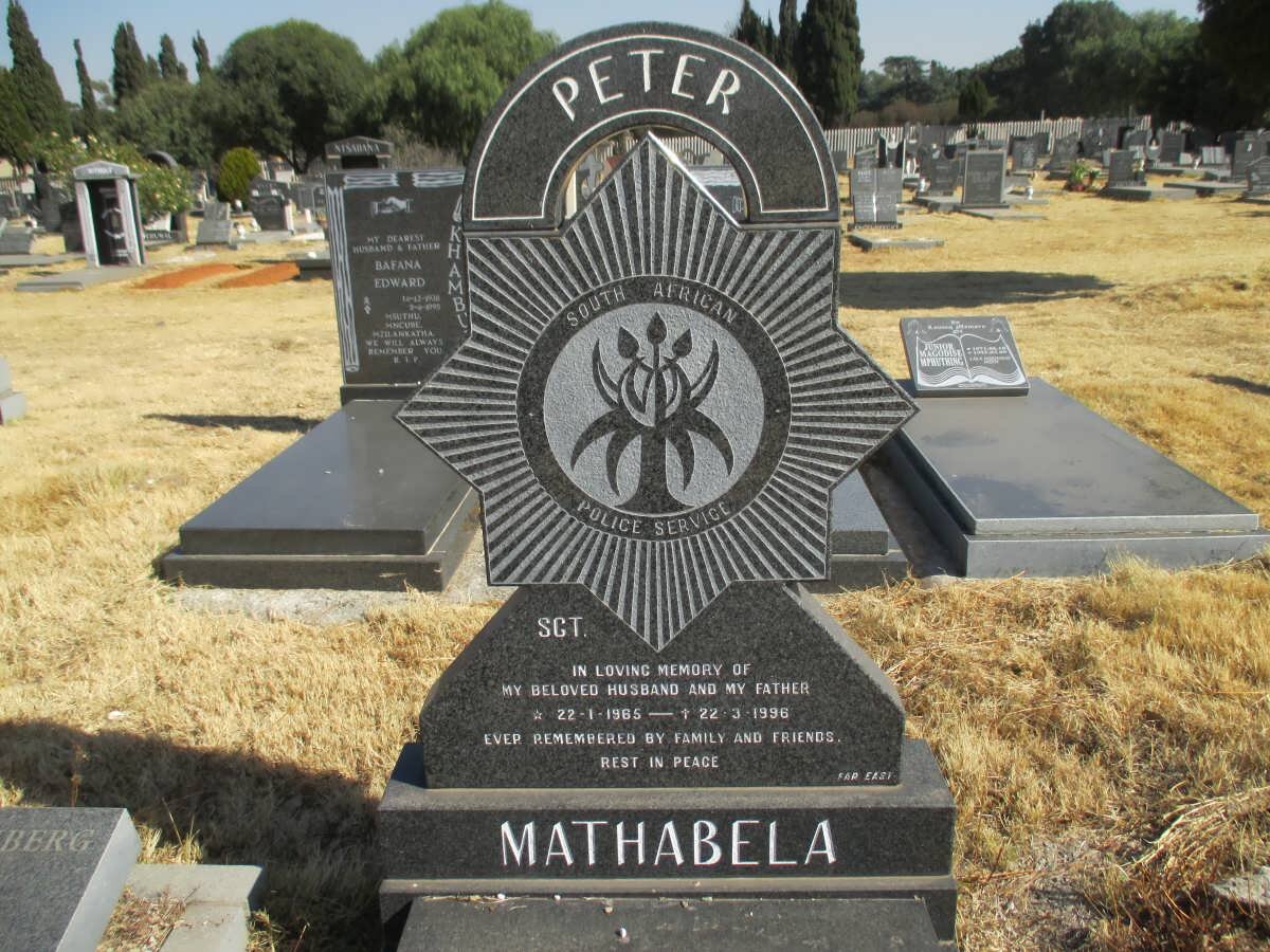 MATHABELA Peter 1965-1996