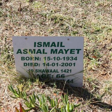 MAYET Ismail Asmal 1934-2001