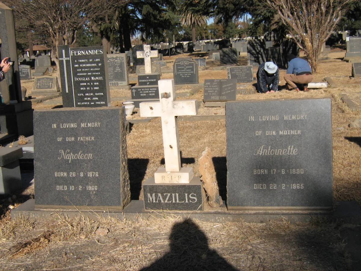 MAZILIS Napolean 1876-1966 &amp; Antoinette 1890-1965