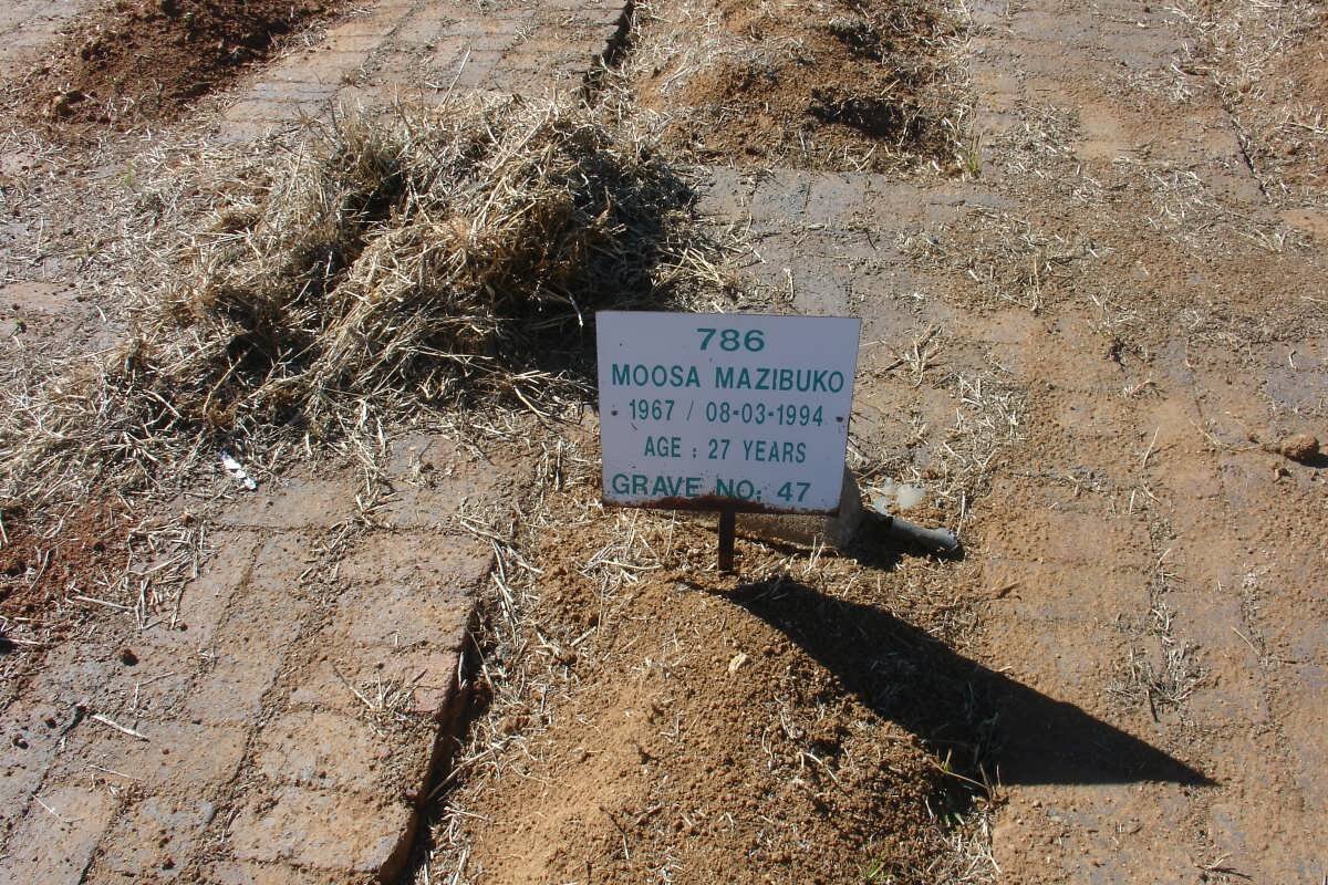 MAZIBUKO Moosa -1994