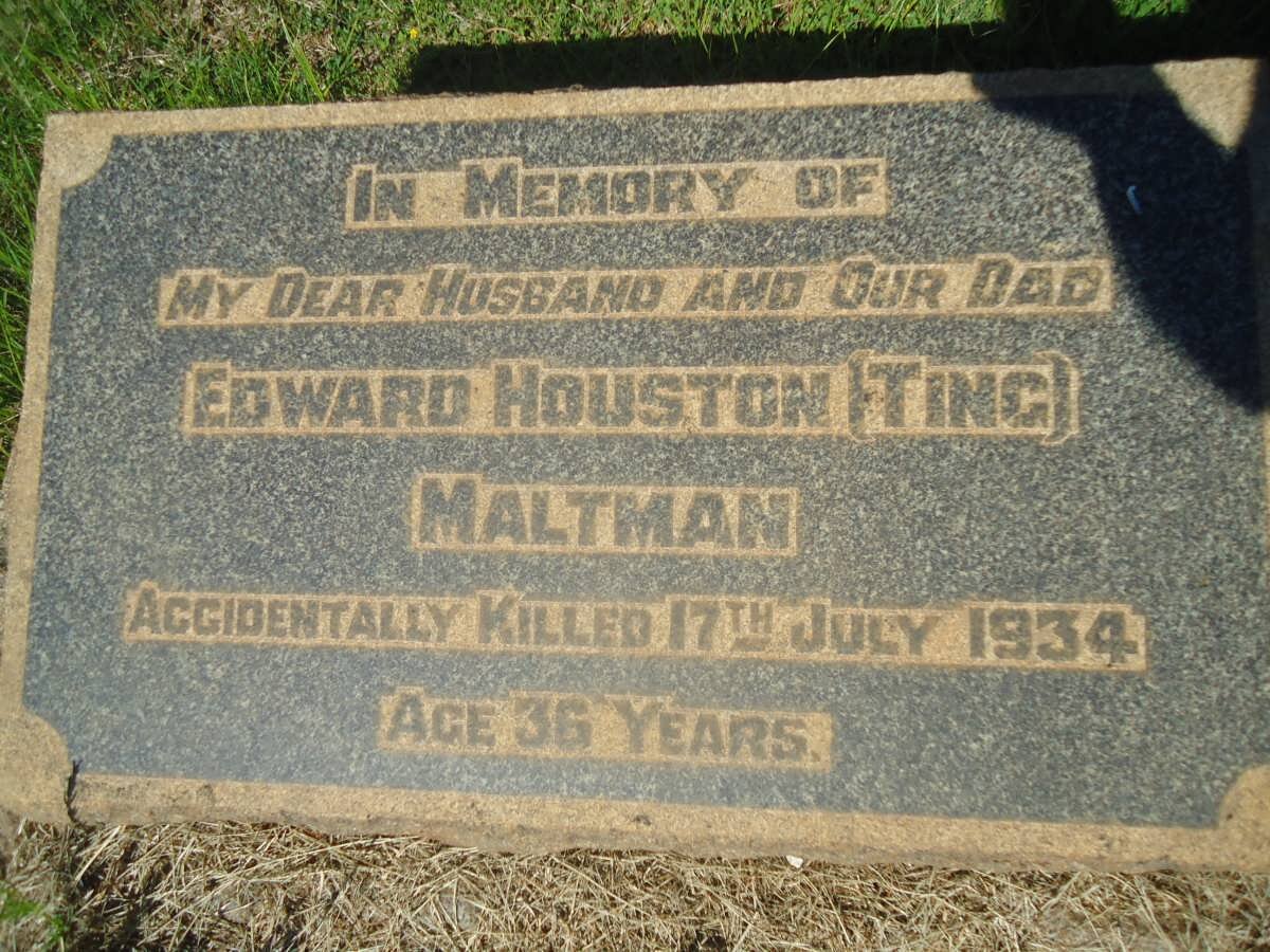 MALTMAN Edward Houston -1934