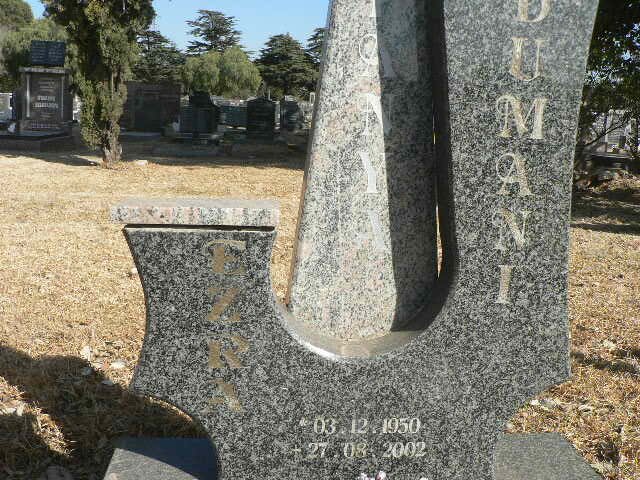 MAPANYA Ezra Dumani 1950-2002