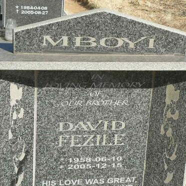 MBOYI David Fezile 1958-2005