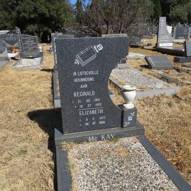 McKAY Reginald 1921-1990 &amp; Elizabeth 1925-2000