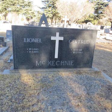 McKECHNIE Lionel 1910-1973 &amp; Gertrud 1911-1967