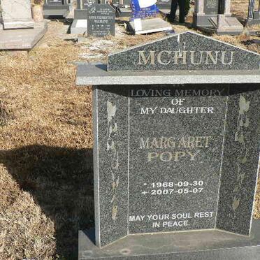 MCHUNU Margaret Popy 1968-2007