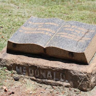 McDONALD Charles -1920