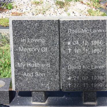 McLAREN Ross 1956-1987 :: McLAREN David 1976-1999