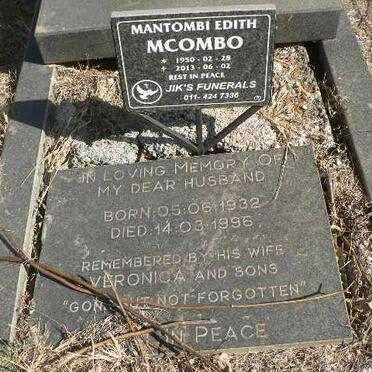 MCOMBO Mantombi Edith 1950-2013