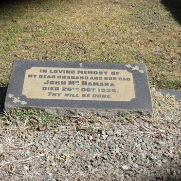 McNAMARA John -1935