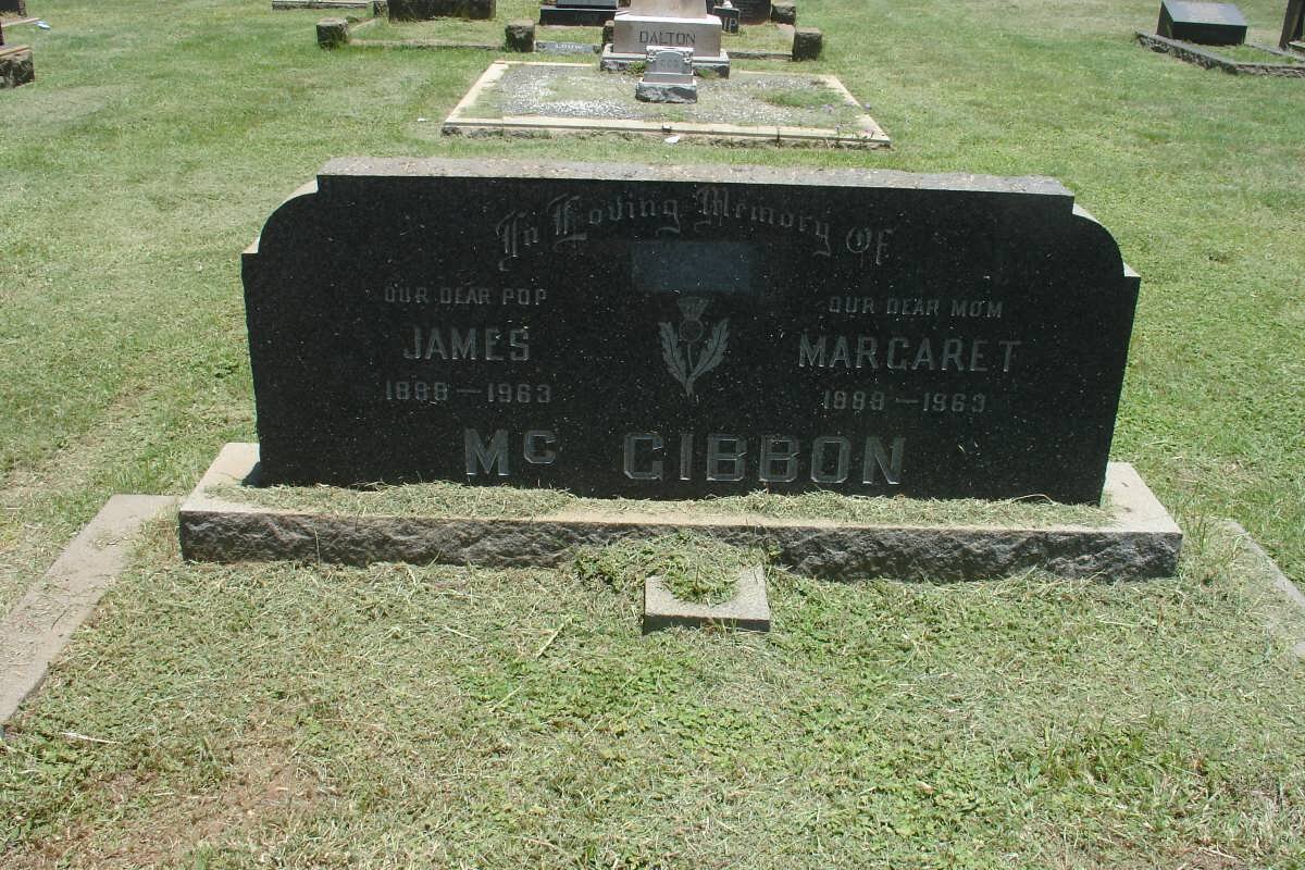 McGIBBON James 1888-1963 &amp; Margaret 1888-1963