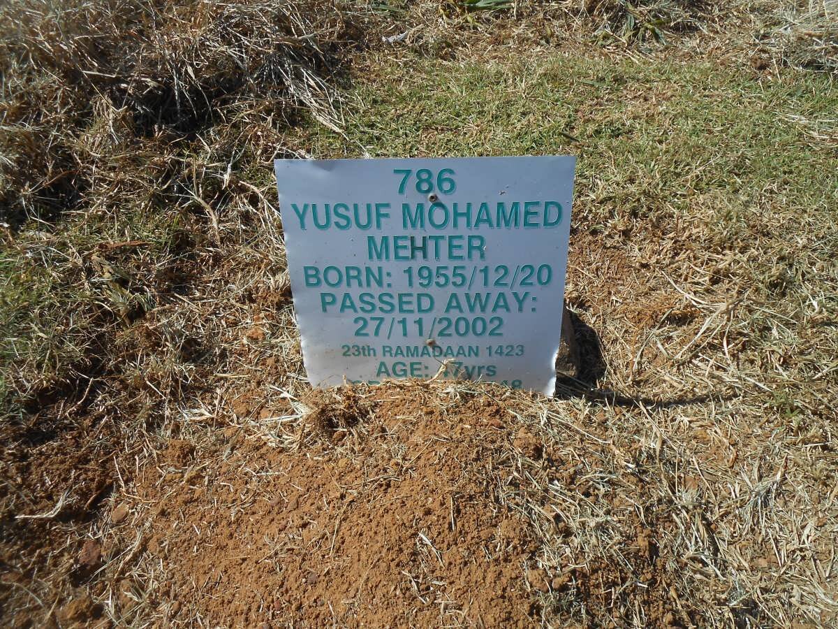 MEHTER Yusuf Mohamed 1955-2002