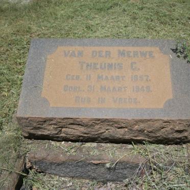 MERWE Theunis C., van der 1857-1949