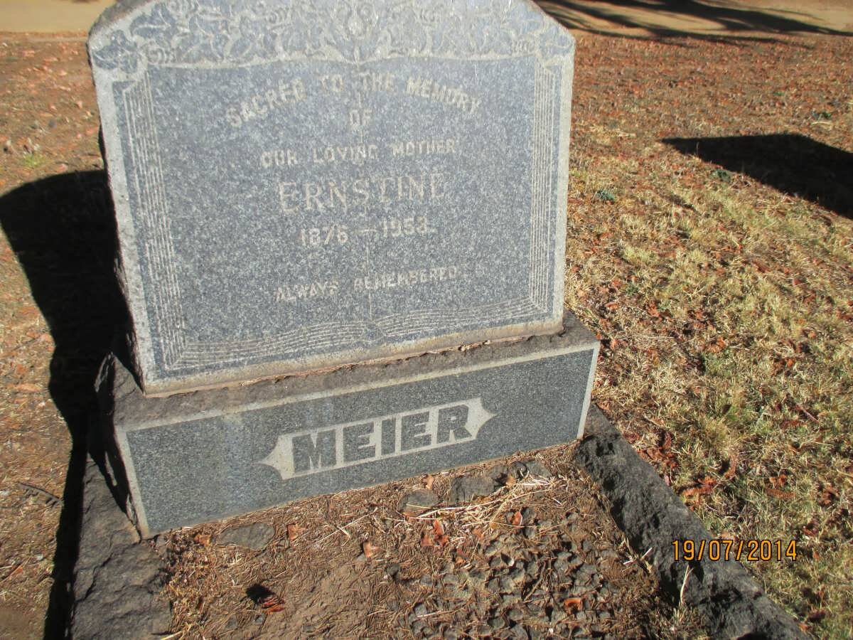 MEIER Erstine 1876-1963