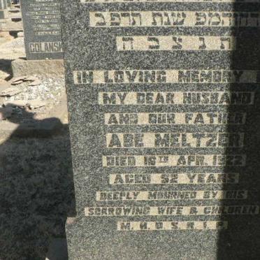MELTZER Abe -1922