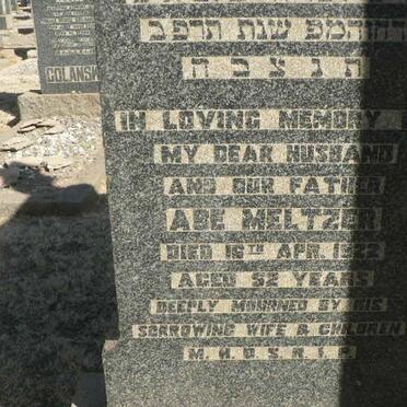 MELTZER Abe -1922