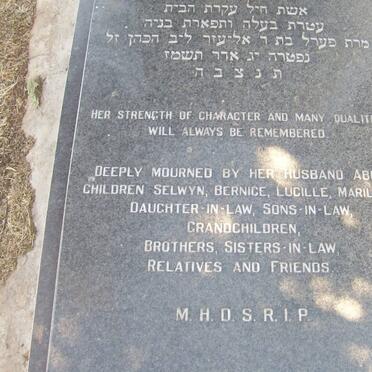 MEYERS Abe -2002 &amp; Polly -1987