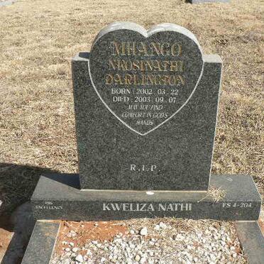 MHANGO Nkosinathi Darlington 2002-2003