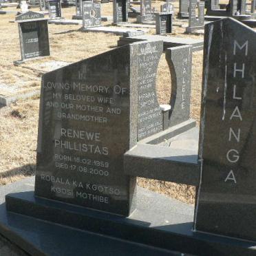 MHLANGA Renewe Phillistas 1959-2000